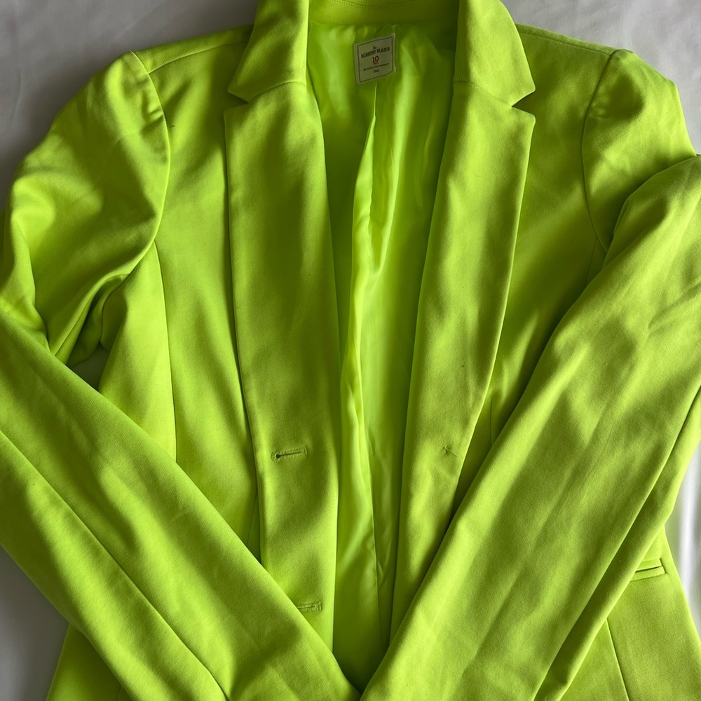 Gap neon green laser size 10 tall
